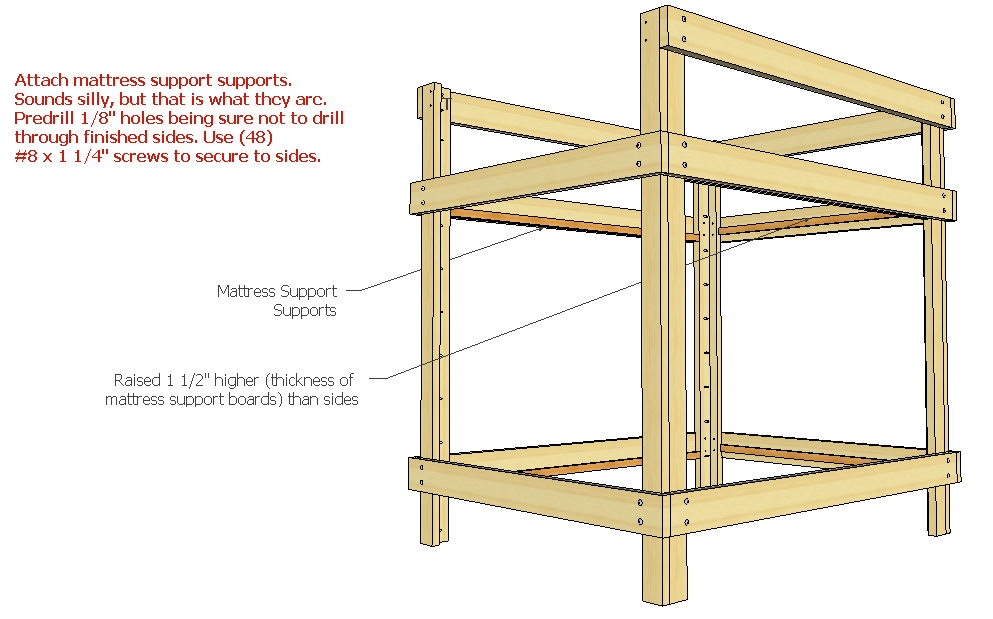 bedroom how to build a loft bed how to build a loft red bed